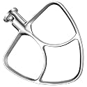 Stainless Steel Paddle Attachment for Kitchen aid Stand Mixers 4.5-5 Quart, Flex Edge Beater for KitchenAid, Dishwasher Safe