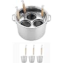 Stainless Steel Pasta Cooker Insert Set - Divider &amp; Colander for Effortless Boiling of Noodles &amp; Vegetables - Perfect for Home Chefs &amp; Kitchen Essentials