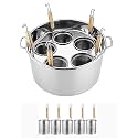 Stainless Steel Pasta Cooker Insert Set - Divider &amp; Colander for Effortless Noodle &amp; Vegetable Boiling, Kitchen Essential for Easy Cooking &amp; Straining