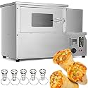 Stainless steel Pizza Cone maker Stand Ice Cream Cone machine 4 conical maker with 8 temperature controller 1 timer (rotaty oven, 110V/60HZ)