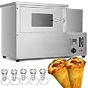 Stainless steel Pizza Cone maker Stand Ice Cream Cone machine 4 conical maker with 8 temperature controller 1 timer (rotaty oven, 220V/50HZ)