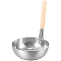 Stainless Steel Pot for Noodle and Soup Cooking, Heavy Duty Cooking Pot with Wood Handle, Commercial Kitchen Cookware Supply