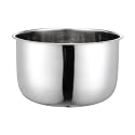 Stainless Steel Rice Cooker Inner Pot Commercial Grade Multiuse Round Cookware for Restaurant Kitchen- M