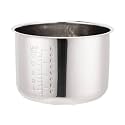 Stainless Steel Rice Cooker Inner Pot Commercial Grade Multiuse Round Cookware for Restaurant Kitchen- L
