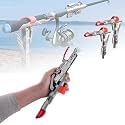 Stainless Steel Rod Stand - Rod Holder for Bank Fishing - 360 Degree Adjustable - Automatic Spring Fishing Rod Holder Offering