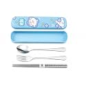 Stainless Steel Spoon Fork Chopsticks Set with Case