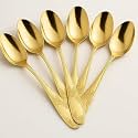 Stainless Steel Spoon Golden Set of 6