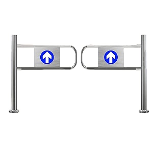 Warning Spring Loaded Gate Stainless Steel Spring-Loaded Safety Swing Gate - Automatic Closing 1 ...