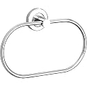 Stainless Steel Towel Ring for Bathroom/Wash Basin/Napkin-Towel Hanger/Bathroom Accessories (12, Oval)