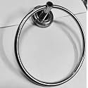Stainless Steel Towel Ring for Bathroom/Wash Basin/Napkin-Towel Hanger/Bathroom Accessories (1, Round)