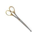 Stainless Steel Ultra Gold Curved Pet Shears with Ball Tip, 6-1/2-Inch