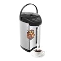 Stainless Steel Water Boiler 4L Large Capacity, 750W Fast Boiling Electric Water Boiler with Touch & Button Control, 304 SS, 3 Dispensing Modes, for Office/Home