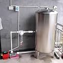 Stainless Steel Well Water Pressure Tank,Automatic Pressurized Storage System, with Cleaning Port and Insulation Foam((155x60cm/61x23in)500L/132Gal)