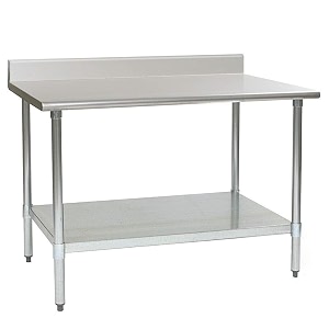 stainless steel work table - good for restaurantbusinesswarehousehomekitchengarage stainless steel work table with 1under shelf amp back splash 1500 x 700x 850 mm