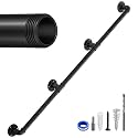 Staircase Handrails,Wall Hand Railing,Black,7.5FT
