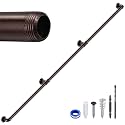 Staircase Handrails,Wall Hand Railing,Bronze,7.5FT