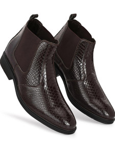 STALAG Mens Croco Texture Synthatic Leather chalasa
