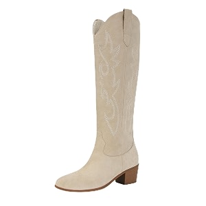 STALOV Cowboy Boots for Women Pull On