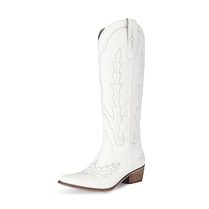 STALOV Cowboy Boots for Women Pull On