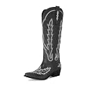 STALOV Cowboy Boots for Women Pull On