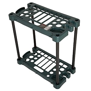stalwart compact garden fits over 30 tools storage rack