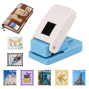 stamp punchpostage stamp puncher lever paper punches for crafting amp scrapbooking craft cutter hole puncher for scrapbooking journaling card making 1x08inch