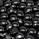 Stanbroil 10-Pound Fire Glass Beads, 1/2 inch Glass Drop, Onyx Black Luster