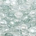 Stanbroil 10-Pound Fire Glass Beads 1/2 inch Fire Glass Drops, Crystal Ice