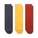 Stance Icon Classic Casual Crew Socks 3-Pack