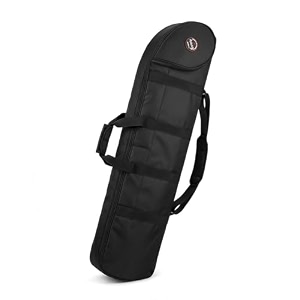 stand bag 37 inch 94 cm heavy duty padded tripod carrying bag case with adjustable shoulder strap durable zipper amp rubber base for camera light stand monopod amp photography gear black