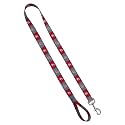 Standard Leash 1" x 4', Washington State - Red/Grey Box Logo