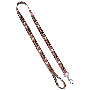 standard leash 134 x 639 oregon state - orange black argyle