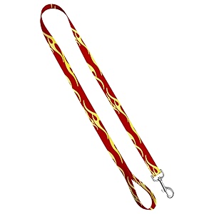 standard leash 134 x 639 hot rod flames red yellow