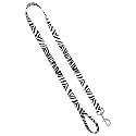 Standard Leash 1" x 6', Zebra