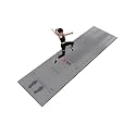 Standing Long Jump Mat Long Jump Indoor Standing Measuring Mat Non Slip Broad Measurement Pad with Storage Bag(Orange,310x90cm/122.05x35.43in)