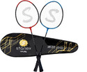 STANEX SX 40 Red Blue Strung Badminton