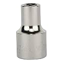 STANLEY 1-86-509 Chrome Vanadium Steel 6 Point Standard Socket 1/2 inch 9 mm Silver