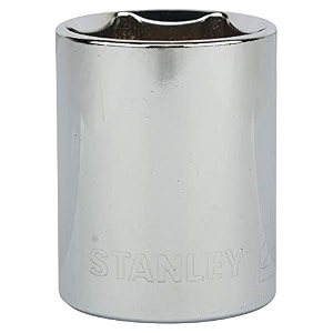 stanley 1-88-748 chrome vanadium steel 6 point standard socket 12 inch 26 mm silver