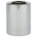 STANLEY 1-88-748 Chrome Vanadium Steel 6 Point Standard Socket 1/2 inch 26 mm Silver