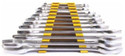 STANLEY 70-379 Steel Double Open End Spanner Set Double Sided Open End Wrench
