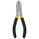 STANLEY 84-105 6-inch (15.2 cm) Diagonal Cutting Pliers | Heavy Duty Forged Steel Wire Cutter Tool with Ergonomic Double-Dipped Grip Handles | Rust-Resistant Finish | Meets ANSI Standards