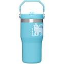 Stanley Classic IceFlow Flip Straw Tumbler for Kids (8 or Above), 20oz, Stan the Bear Stainless Steel Tumbler with Double-Wall Vacuum Insulation
