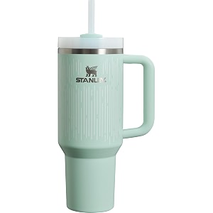 stanley the clean slate quencher h20 flowstate tumbler  40 oz soft rain mint