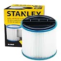 STANLEY HEPA Vacuum Filter Replacement 08-2566BP, Fit for Most 5-18 Gallon Wet Dry Vacuum Cleaner, Compatible with SL18115, SL18115P, SL18116, SL18116P, SL18191P, SL18199P, SL18117, SL18701P-10A