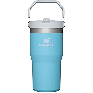 stanley iceflow stainless steel tumbler with straw - vacuum insulated water bottle for home office or car reusable cup leak resistant flip cold 12 hours iced 2 days pool