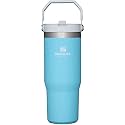 Stanley IceFlow Stainless Steel Tumbler with Straw - Vacuum Insulated Water Bottle for Home, Office or Car Reusable Cup Leak Resistant Flip Cold 12 Hours Iced 2 Days (Pool)