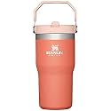 Stanley IceFlow Stainless Steel Tumbler - Vacuum Insulated Water Bottle for Home, and Car Reusable Cup with Straw Leak Resistant Flip Cold for 12 Hours or Iced for 2 Days, Grapefruit, 20 OZ / 0.59 L