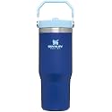 STANLEY IceFlow Stainless Steel Tumbler - Vacuum Insulated Water Bottle for Home, Office or Car Reusable Cup with Straw Leak Resistant Flip Cold for 12 Hours or Iced for 2 Days, Lapis, 30OZ