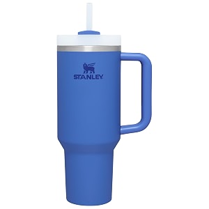stanley quencher h20 flowstate stainless steel vacuum insulated tumbler with lid and straw for water iced tea or coffee iris 40 oz