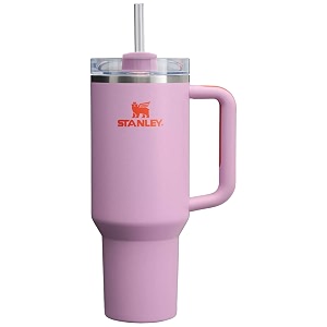 stanley quencher h20 flowstate stainless steel vacuum insulated tumbler with lid and straw for water iced tea or coffee amethyst 40 oz
